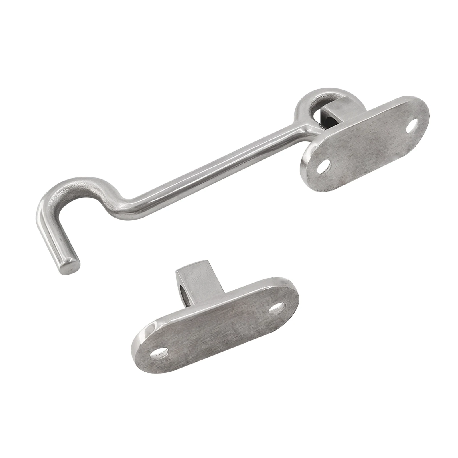 Marine Stainless Steel 100mm Boat Barrel Bolt Latch Lock Door Window Slide Barrel Clasp Hasp Push Pull Toggle Buckle