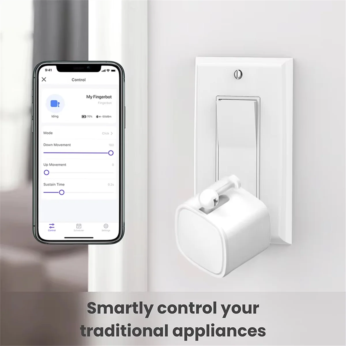 Gorący! Tuya Bluetooth Finger Robot Switch Button Pusher Smart Life APP Fingerbot Arms Wireless Switch Fingerbot APP Control