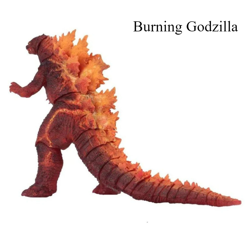 

2019 Movie Version Burning Godzilla NECA Nuclear Explosion Monster Movable Joint Deformable Handheld Decoration Ornament Models