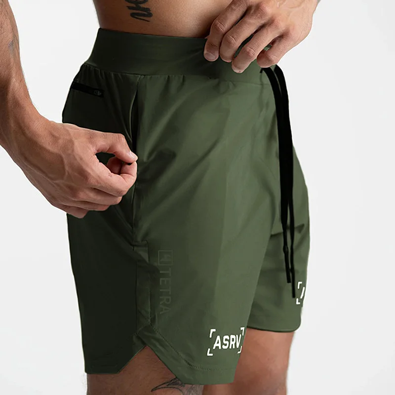 Ginásio de secagem rápida calções de treinamento masculino esportes roupas casuais fitness workout corrida grid compressão atletismo shorts