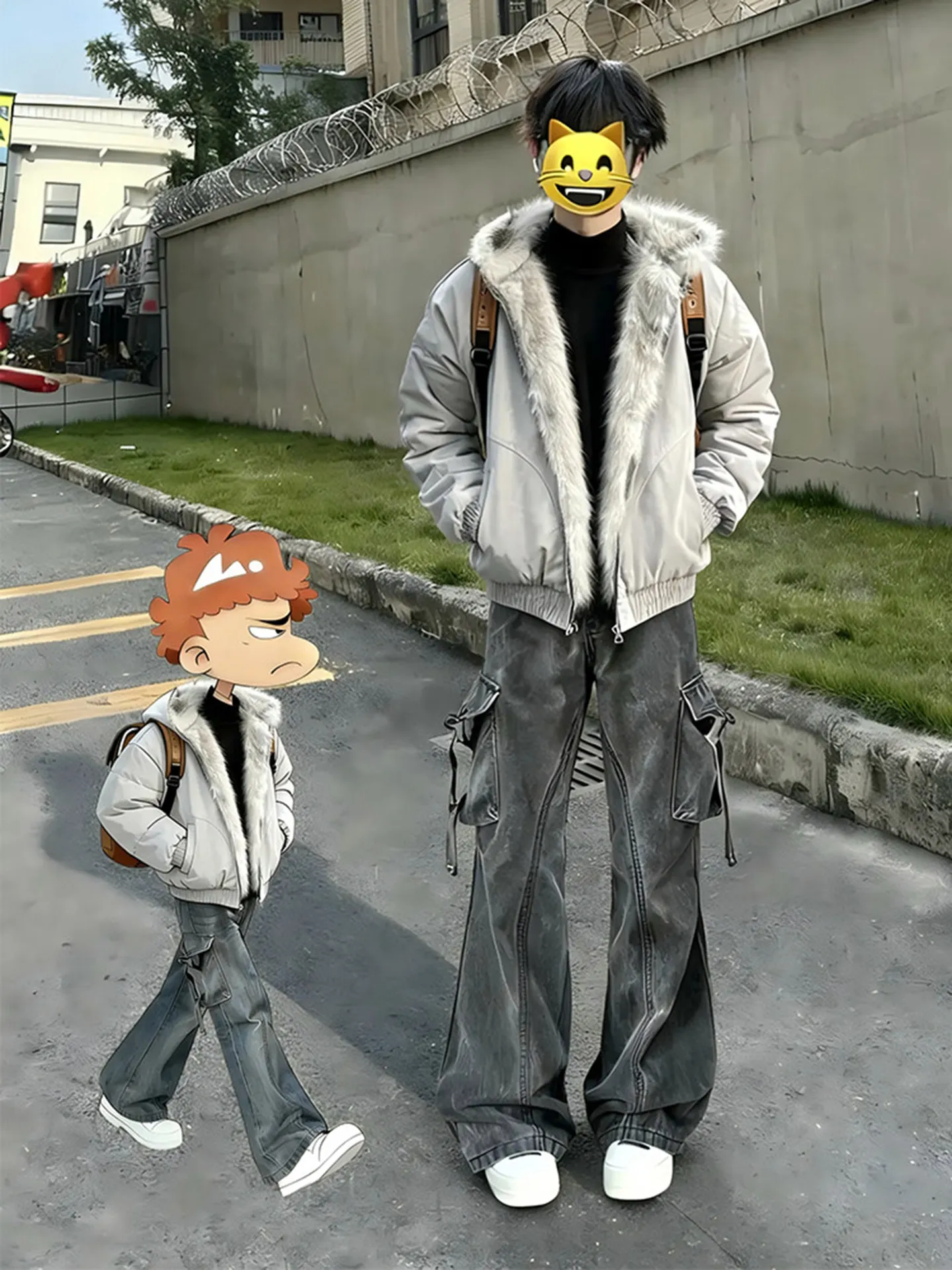 

Мужская зимняя утепленная куртка с флисовой подкладкой, хлопковая, с капюшоном, теплая повседневная верхняя одежда, молодежная модная модель с наполнителем из полиэфирного волокна