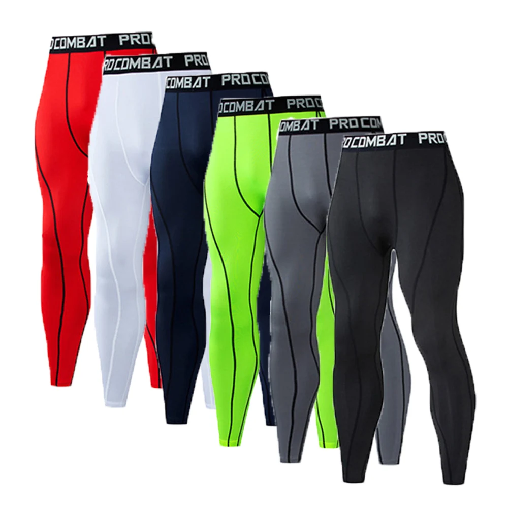 New Compression  Fitness Training Trousers Male Pants Leggings Men Running Sport Quick Dry Pants Workout Clothing