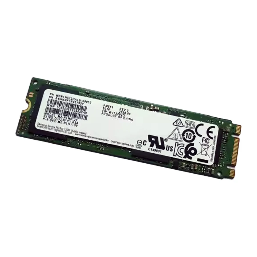 SAMSUNG PM881 128GB M.2 2280 SATAIII SSD Solid State Hard Drive