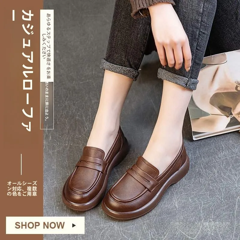 spring-2024-retro-bla-leather-flats-women's-thi-bot-soft-bot-slip-on-oes-faionable-briti-sle-round-toe-loers