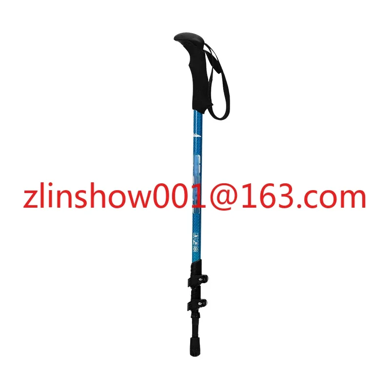 

Outdoor Carbon Mountaineering Cane Ultra Light Portable Cane Hiking Telescopic Cane