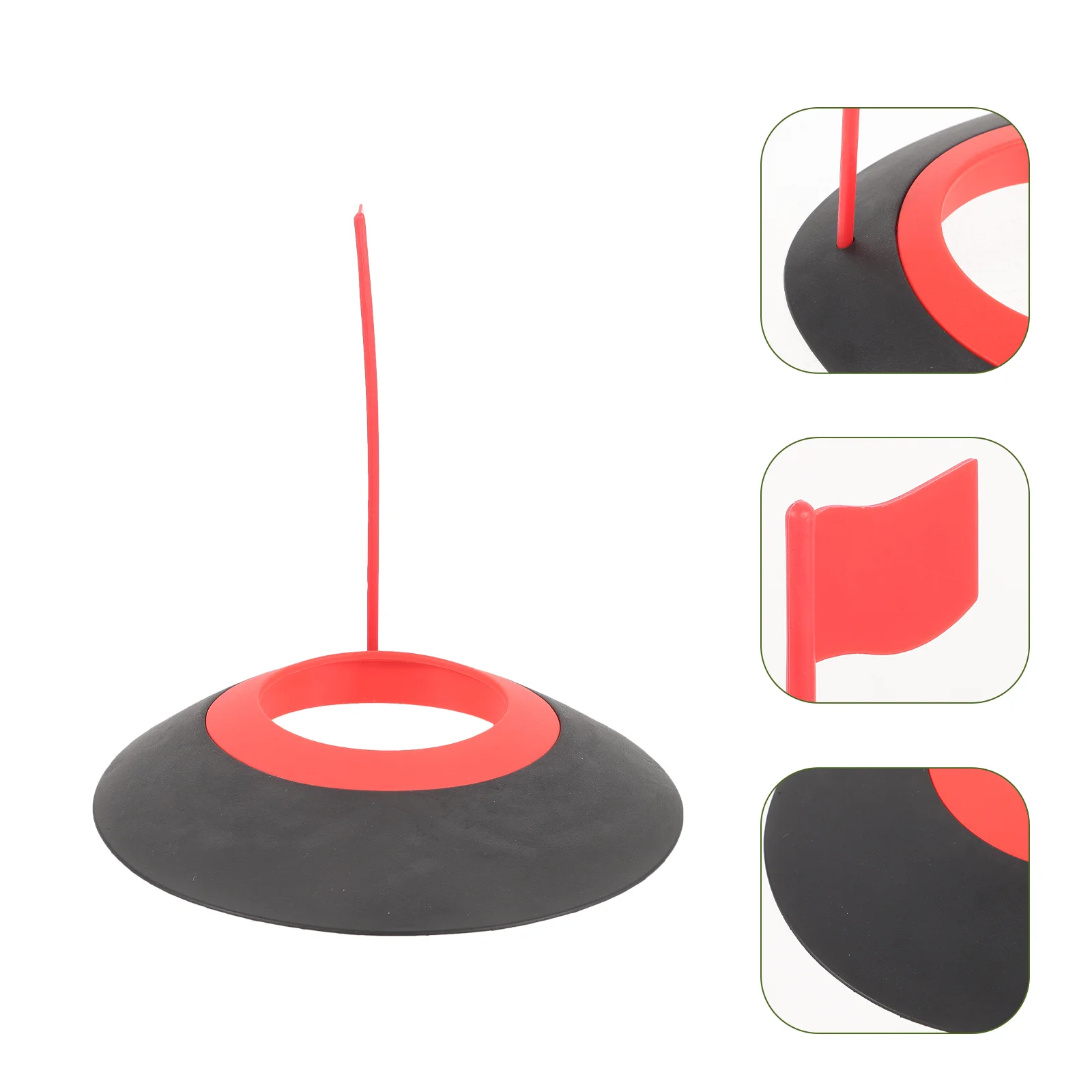 

Indoor Golf Hole Cup Balls Putting Supplies Flag Rubber Golfs Training Accessories