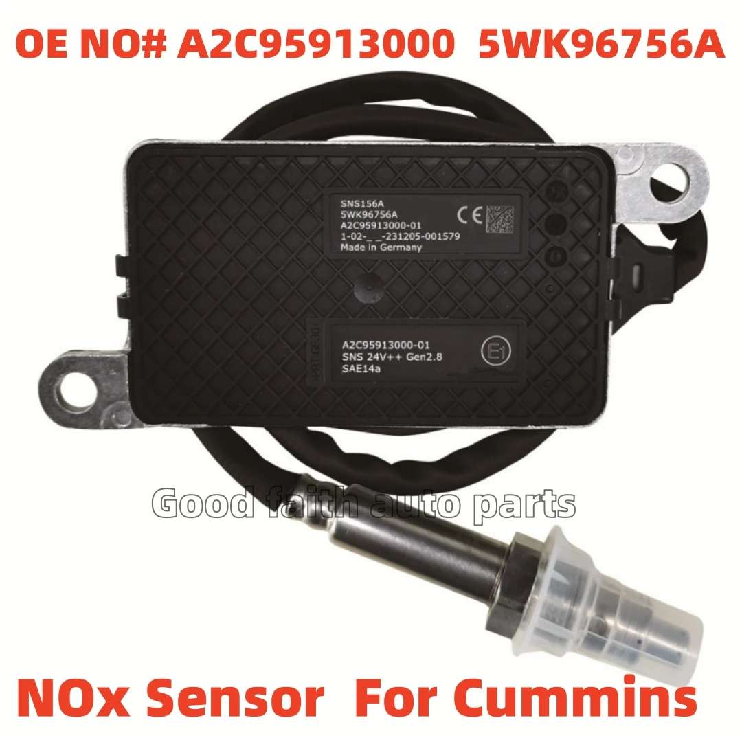 

5WK96756A 5WK96756 SNS156A A2C95913000-01 Original New Nitrogen Oxygen Nox Sensor For Cummins Engine Car Trunk Excavator