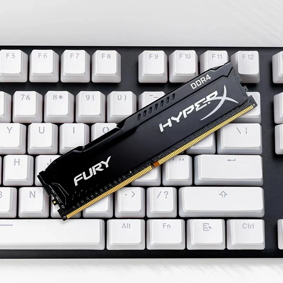 メモリー Kingston HyperX FURY DDR4 3200MHz 4x8GB Kingston Technology HyperX FURY White 8GB 3200MHz DDR4 CL18