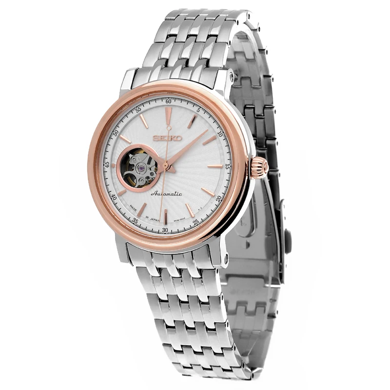 

Seiko Original Japanese Automatic mechanical watch Fashion 100m waterproof Men's watch Stainless steel business watch SSA018J1