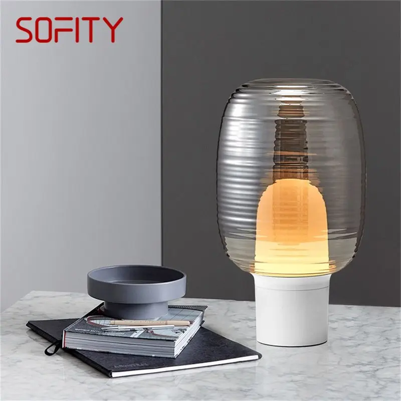 

SOFITY Nordic Table Lamp Modern Creative LED Desk Light Decorative for Home Bedside Bedroom