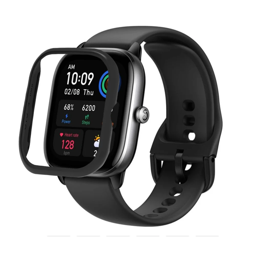 Protetor caso pc para amazfit gts 4 mini relógio escudo pára-choques quadro duro para huami amazfit gts4 mini capa protetora acessórios