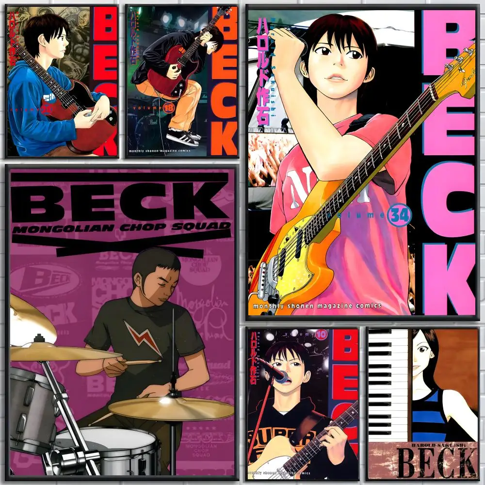Beck Mongolian Chop Squad Anime Poster High-definition posters, wall art for living room and home decor.