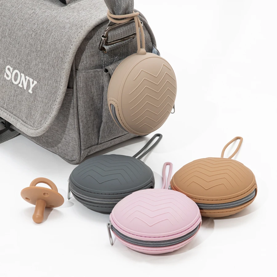 1PCS Baby Pacifier Holder Box BPA Free Silicone Infant Portable Soother Container Box Nipple Storage Box Cases Baby Accessories gallery 2