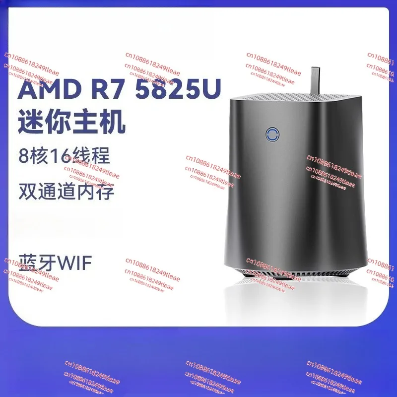 NVME SSD 2x2.5/3.5 "HDD RAID NAS Mini PC I ntel R7 5825U DDR4 M.2 جدار الحماية R خارجي P fsense Wi Fi6 Windows 11 FreeNAS