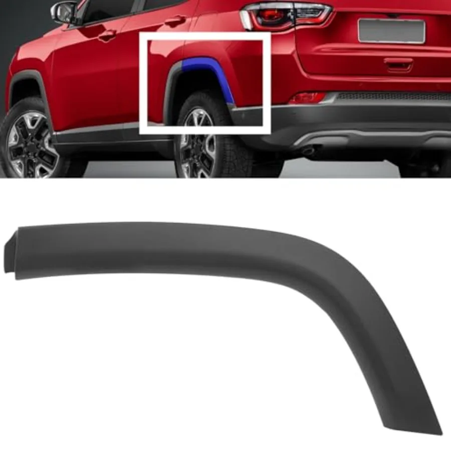 

Rear Left Wheel Cover Fit for Jeep Compass 2017 2018 2019 2020 2021 2022 Driver Side Wheel Cover Molding Trim