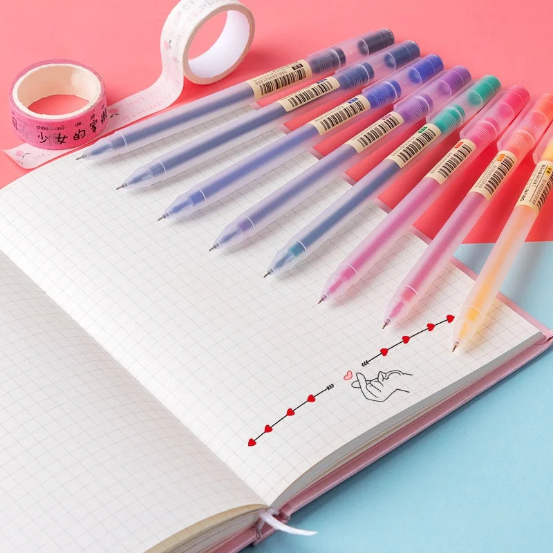 

12 шт./набор, гелевые ручки для мальчиков и девочек, 0,5 мм