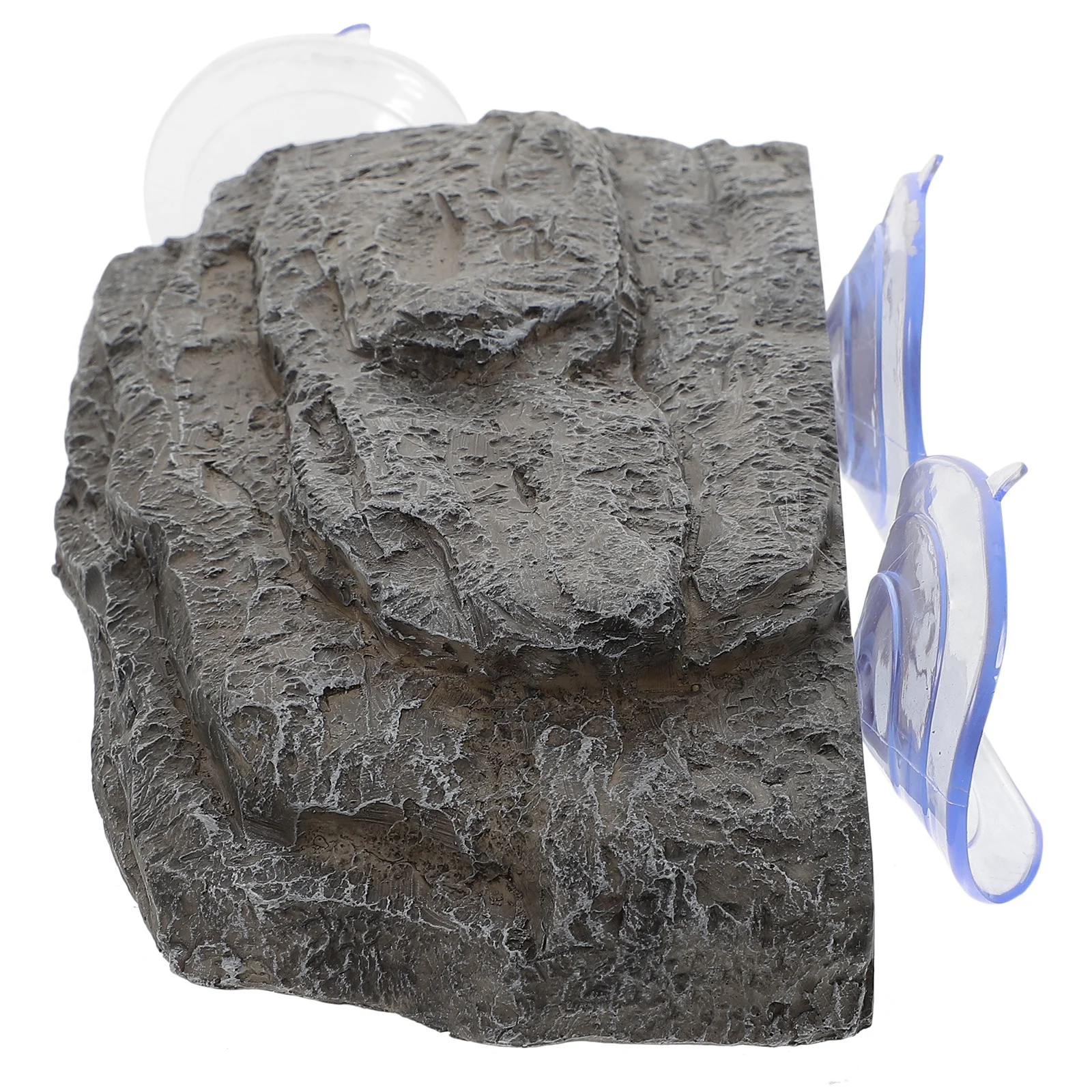 

Turtle Basking Platform Resin Simulation Stone Climbing Ramp Suction Cup Adjustable Resting Platform For Aquatic Turtles