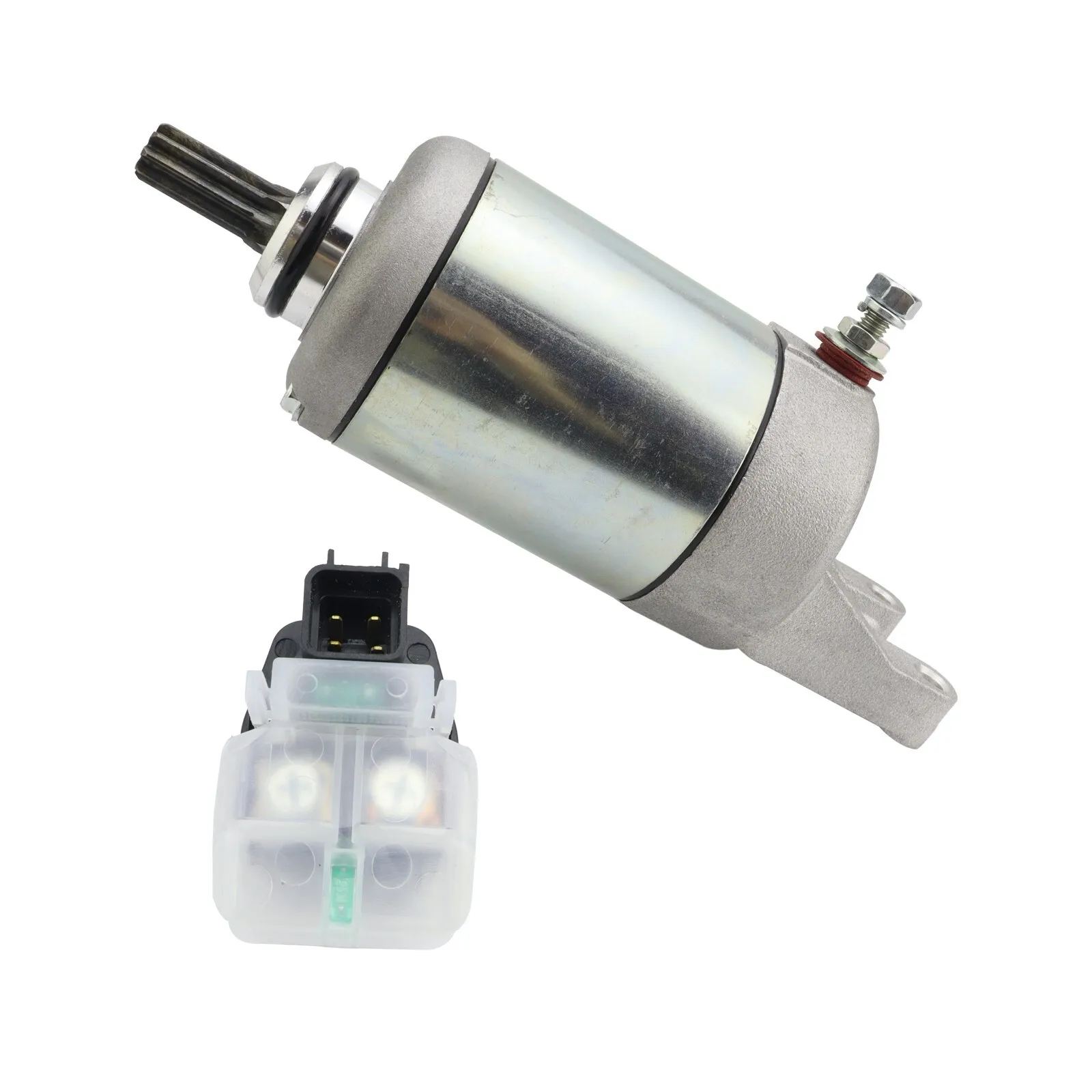 

Starter Motor And Relay for Suzuki KingQuad 500 LT-A500X 2010-2018 31100-11H00 31800-41G00, 31800-41G10