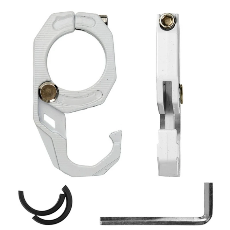 Y4UA Heavy Duty Motorcycle Gear Hook Compact Design Easy Mount System Simple Installs for Carrying Raincoats Tools Packages