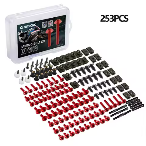 NICECNC 253PCS Fairing Bolt Fastener Clips Screw For Honda CBR600RR CBR1000RR CBR 600 F2 F3 F4 CBR 600 RR 1000 RR 900 929RR 650R