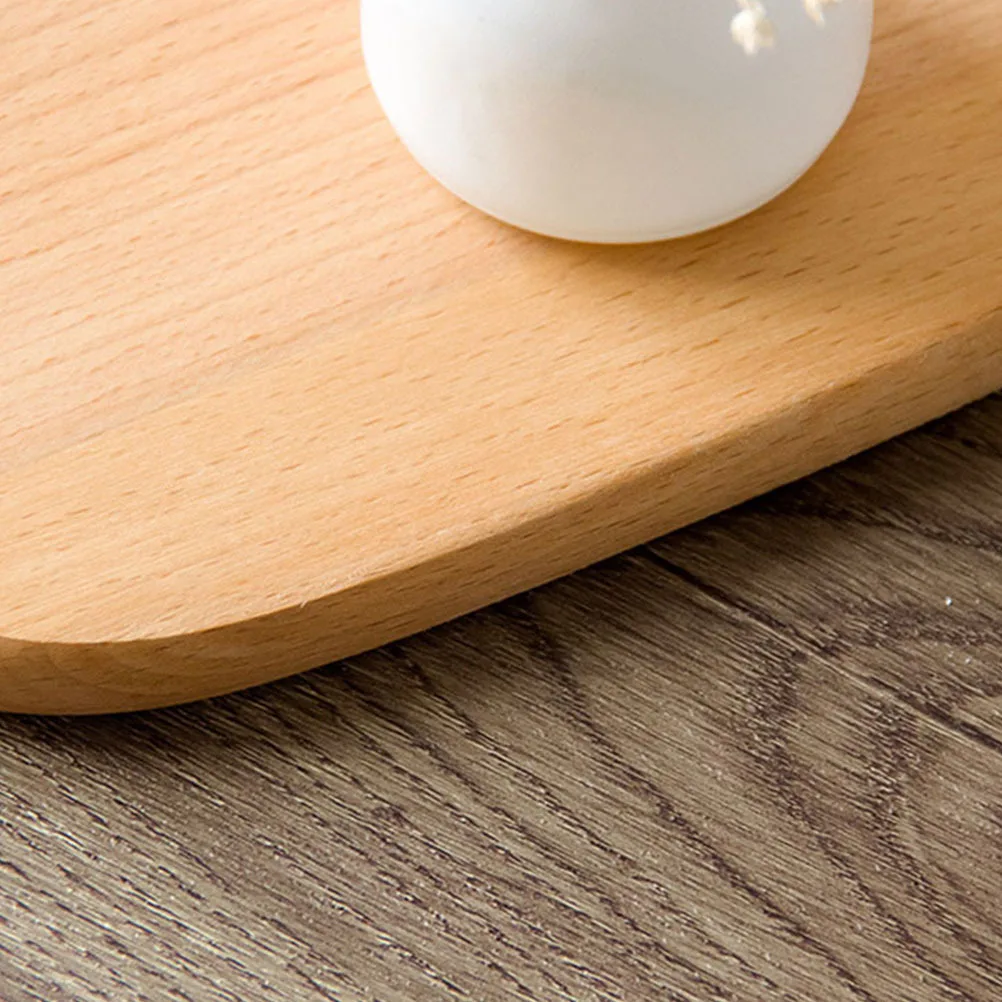 

Beech Wood Cutting Board Reversible Kitchen Chopping Block With Hanging Hole For Fruit Vegetable Bread Serving Rectangle