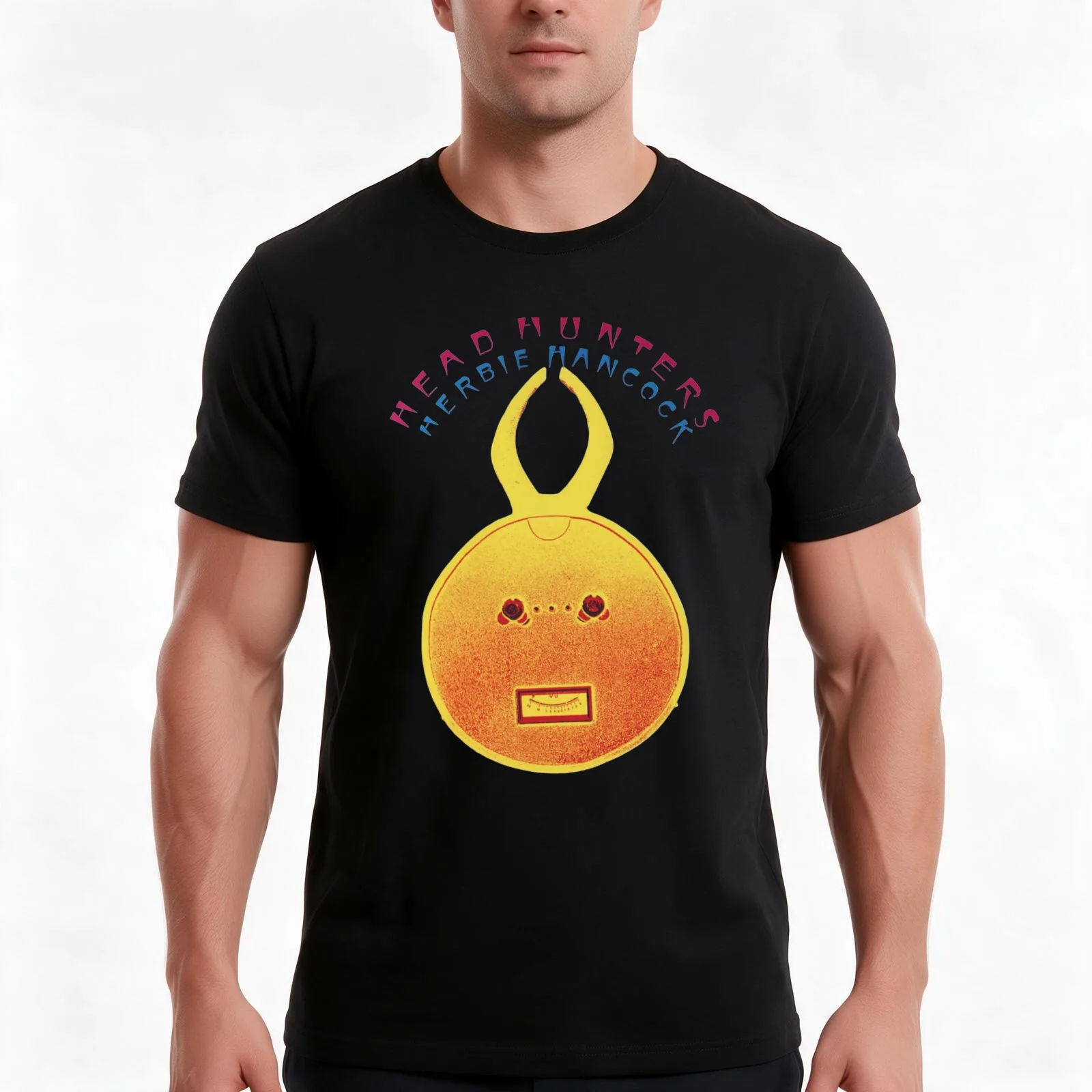 Herbie Hancock Head Hunters T-Shirt Summer Casual Cotton Tee Oversized Streetwear Tops Vintage Graphic Print 100% Cotton