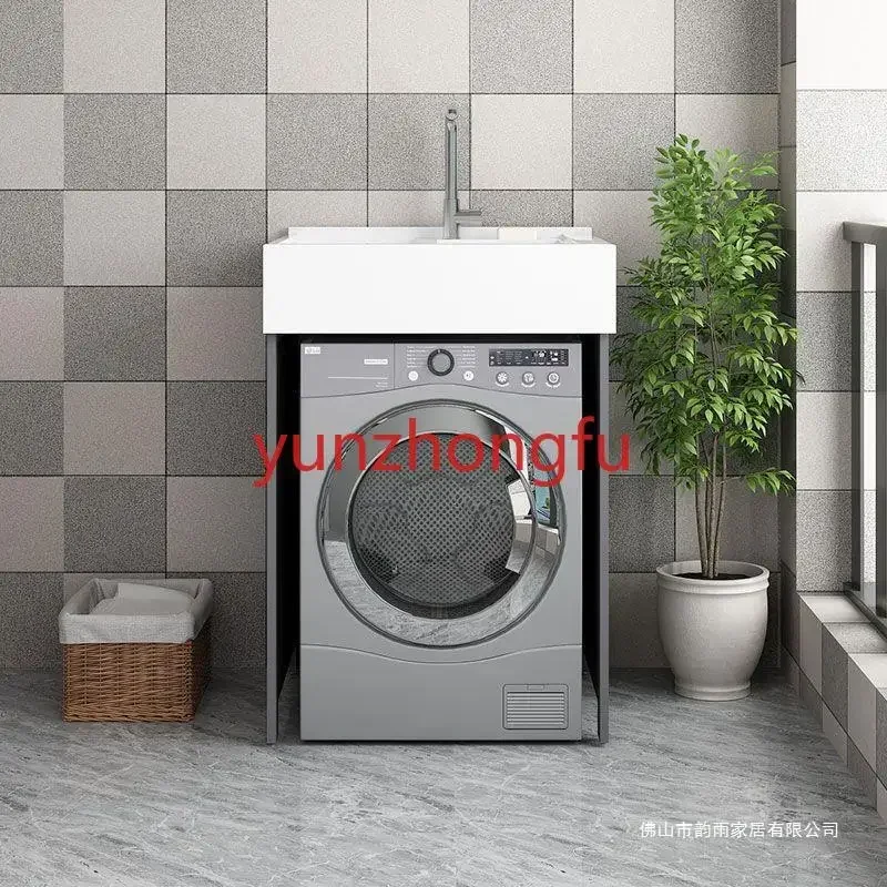 drum washing machine, companion washing pool slot, angle Small unit laundry cabinet combination, integrated basin combination,