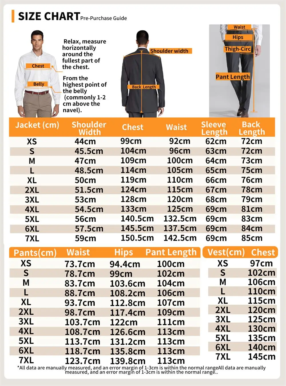 Thick striped suit 3pc set (Suit Jacket+Suit Pants+Vest) Wool Blend men's striped suit set Groom's wedding striped suit Set