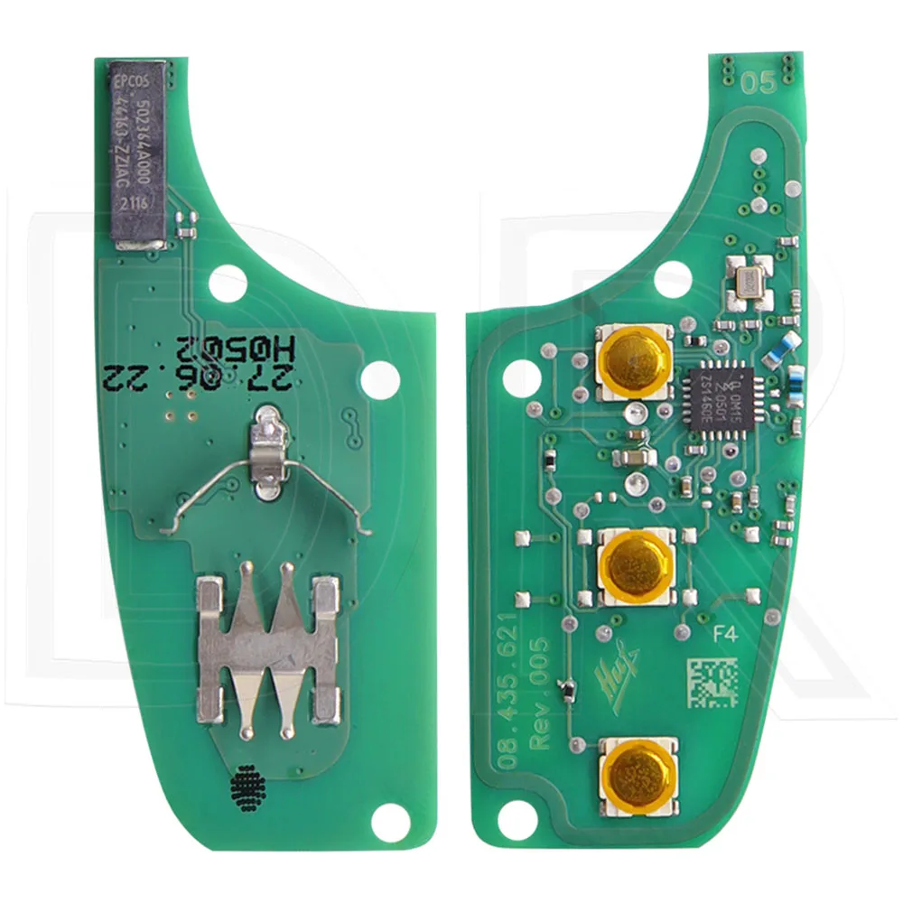 رائع 4A رقاقة HUF8543 433MHz الأصلي HU83/VA2 الوجه سيارة التحكم عن بعد مفتاح ذكي لبيجو 308 508 2008 3008 5008