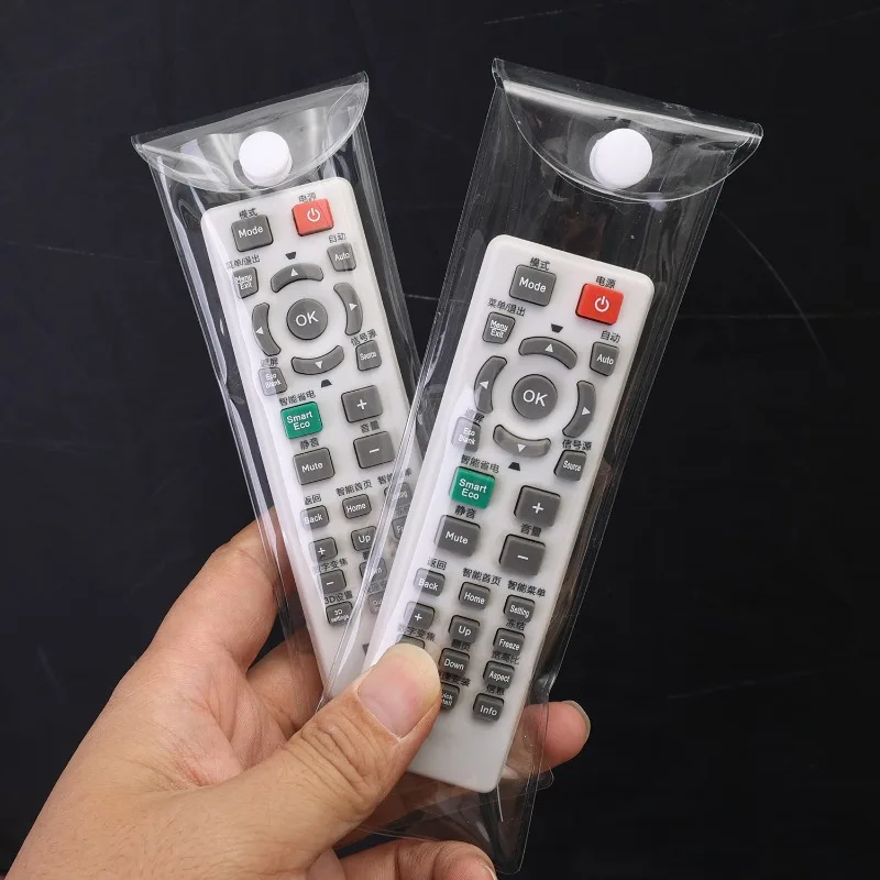 6Pcs Transparent Remote Control Protective Covers 2 Sizes Dustproof Clear Sleeve for TV Air‑Conditioner VCR Home Theater Remote