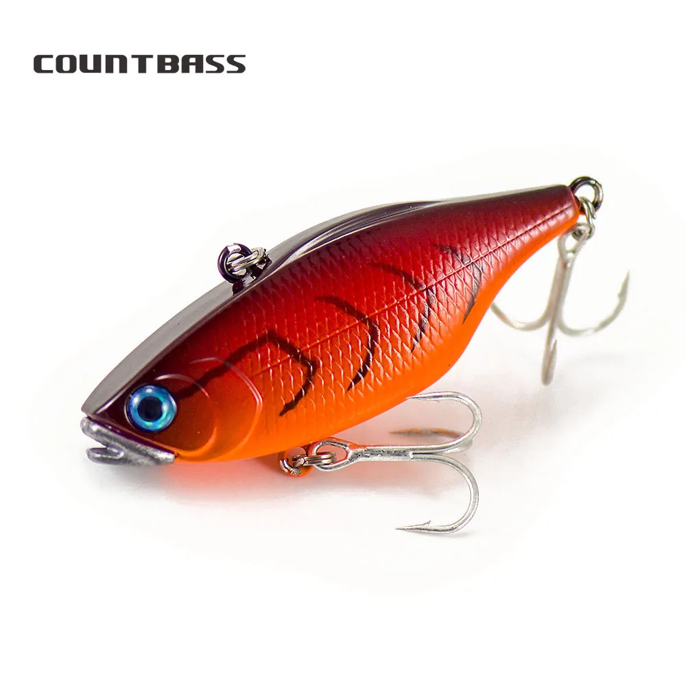 Count bass 60mm 2-1/4 "3/8g 11,7 oz. Vibrations köder Wobbler lipless Kurbel köder Angler Angel köder la peche au leurre Hardbaits – Detail 3