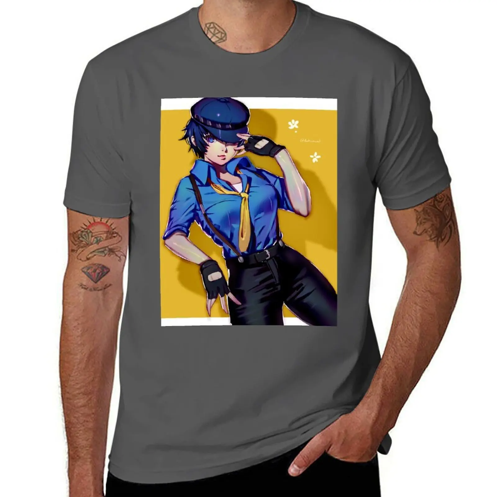 

Naoto Shirogane P4DAN T-Shirt Summer Holiday Casual Tee