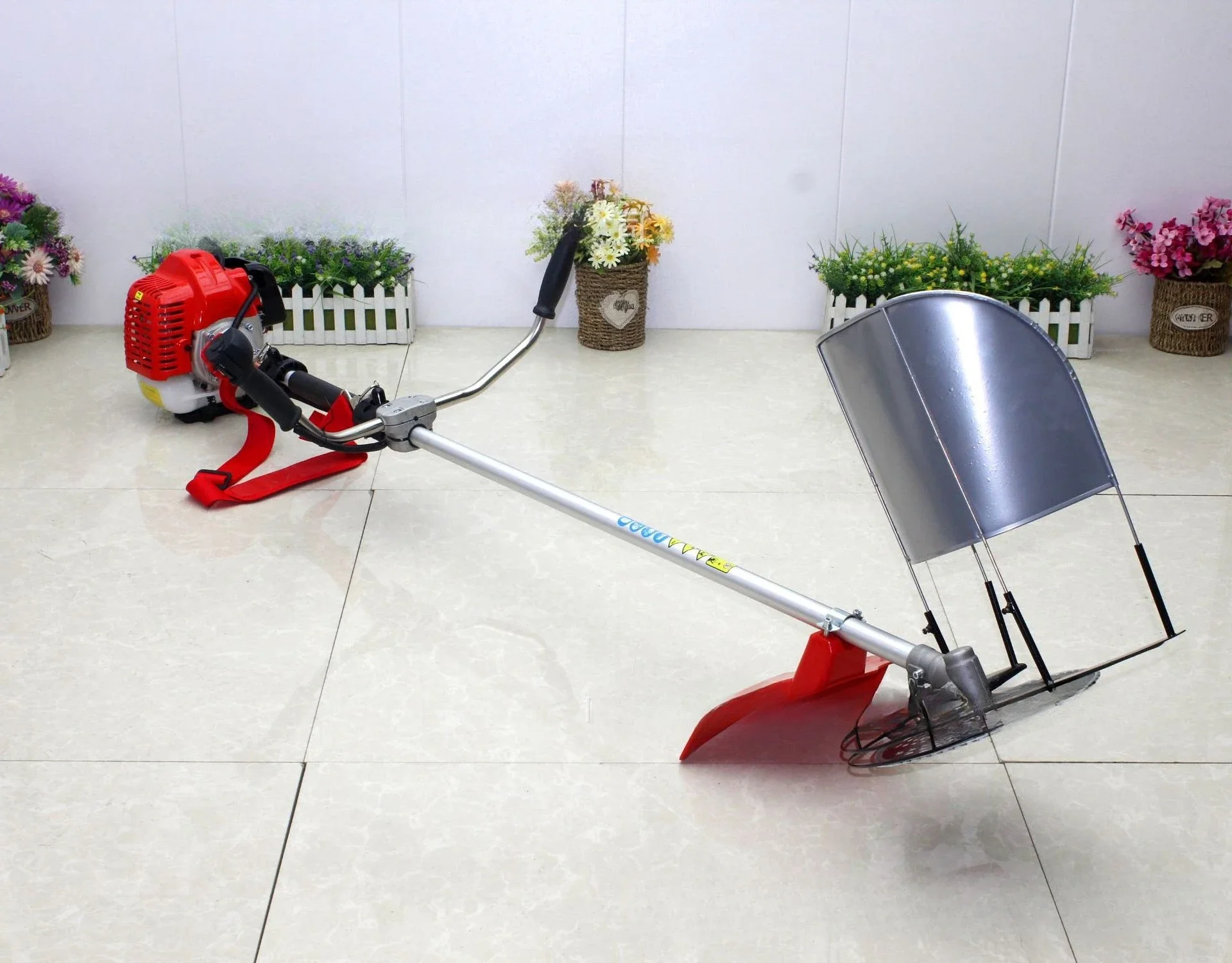 Small household multi-functional lawn mower Knapsack agricultural irrigation cutter Soil loosening trencher