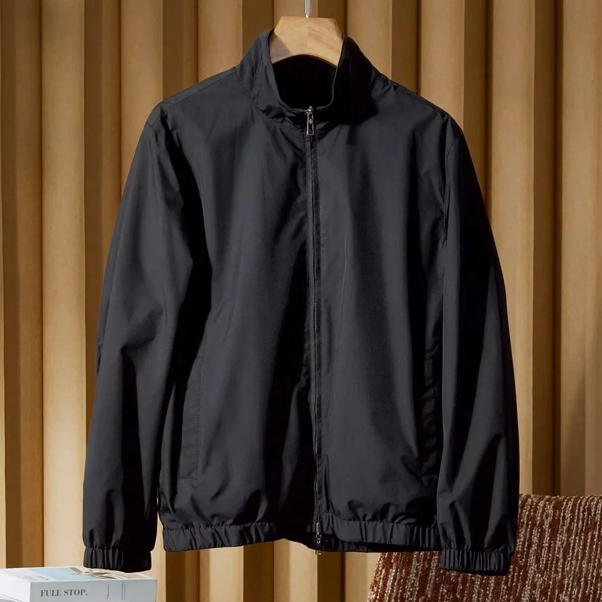 

Italian LP 25aw Solid Color Double-Sided Men's Casual Stand-Up Jacket