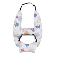 R6FD H-Shape Travel Pillow Infant Car Safety Pillow Breathable Head Rest and Neck Support Cushion for Secure Use in Car