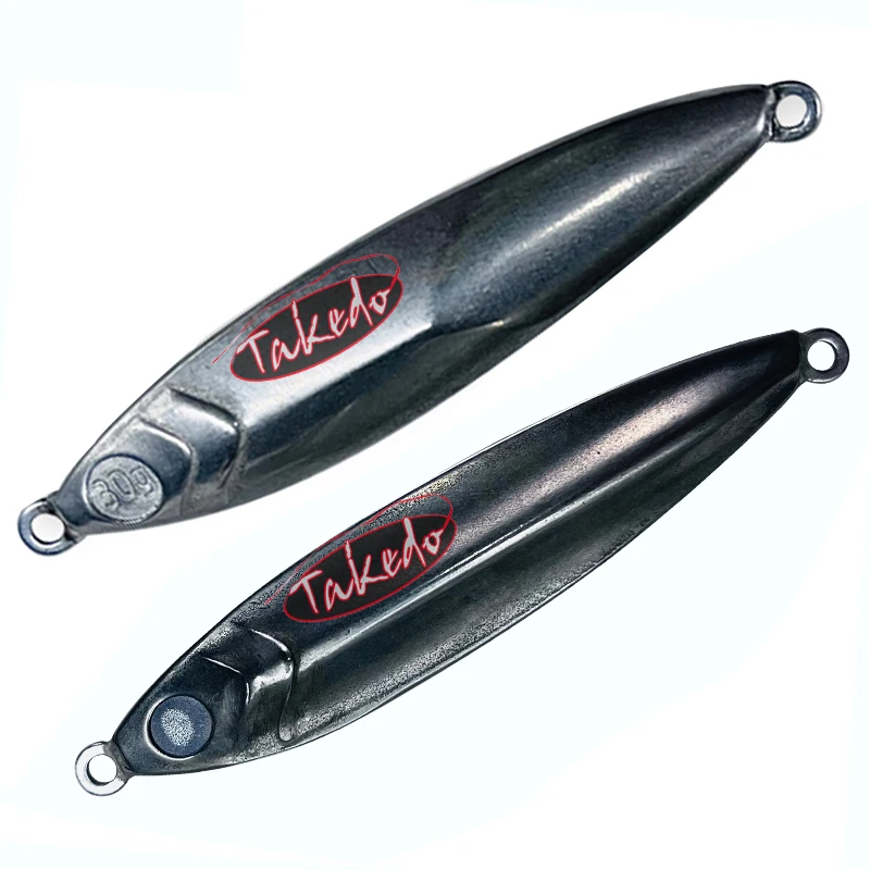 TAKEDO GX01 Przynęty wędkarskie wolframowe Półfabrykaty 30G 40G 60G 80G Niepomalowane Tonące Przynęty Wolframowe DIY Jigging Półfabrykaty Przynęty Do Tuńczyka Okoń