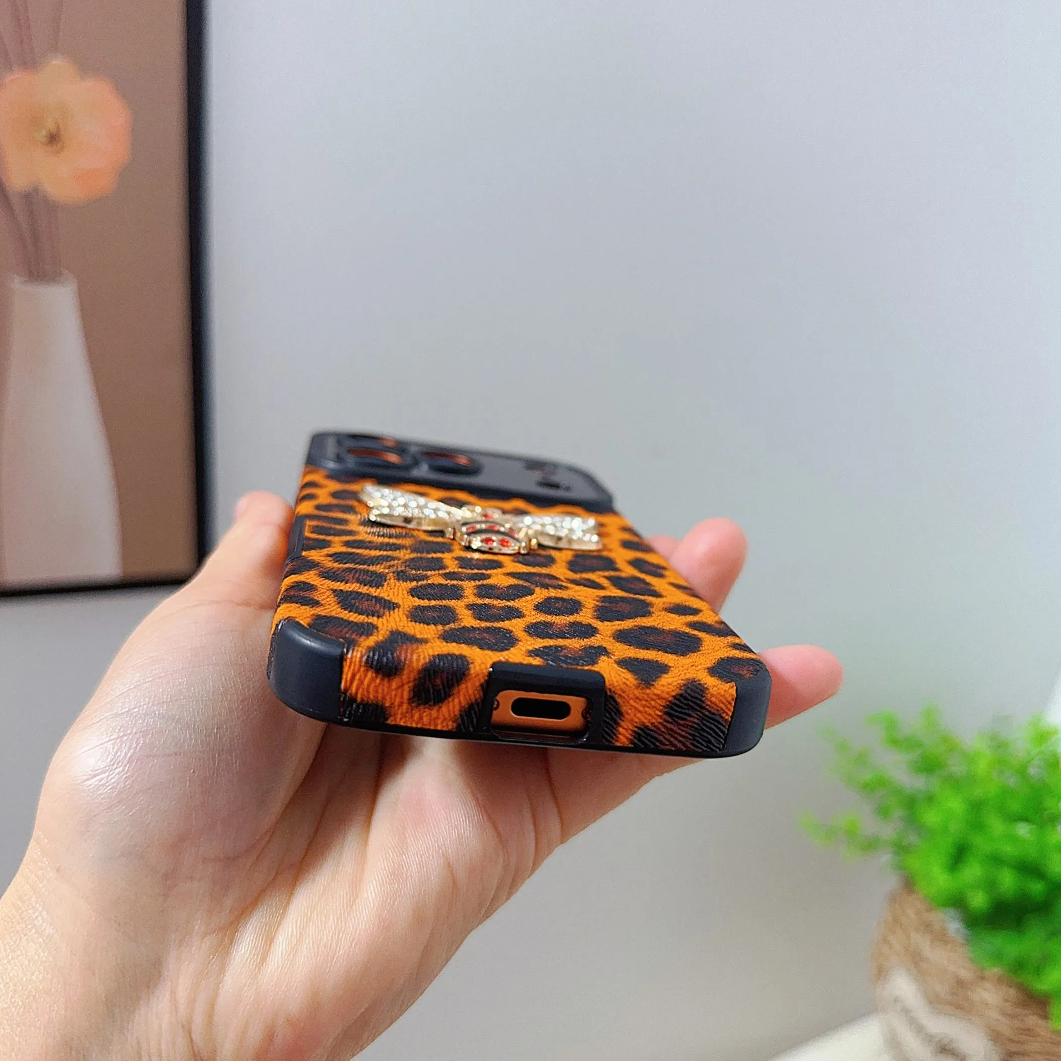 เคสหนัง PU ลายเสือดาวผึ้ง 3 มิ - 3D Printing Iphone บทวิจารณ์และราคา