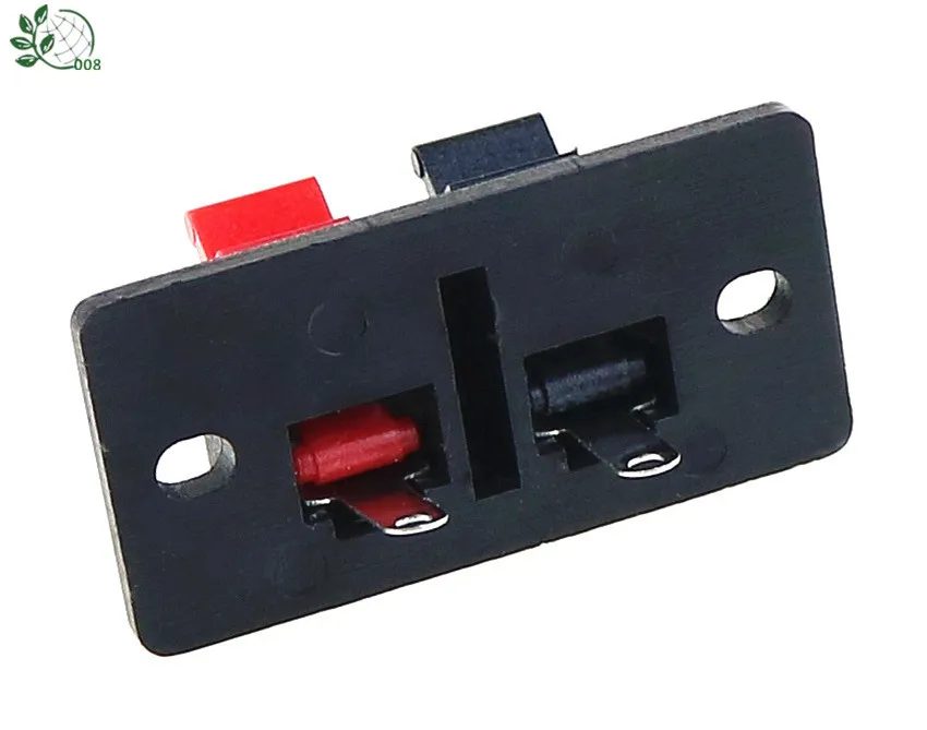 2019 Hot 5 sztuk 2 pozycje złącze Terminal Push in Jack sprężyny obciążenia głośnik Audio terminale — zdjęcie 4