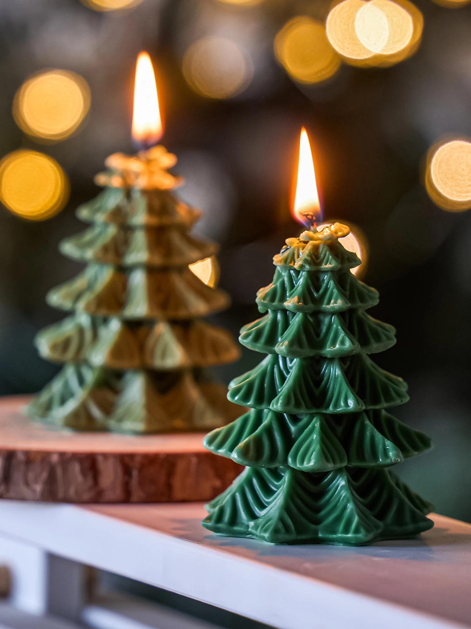 Neue Weihnachtsbaum Silikon Kerze Form DIY handgemachte Seife 3D Tannenzapfen Duftkerze machen liefert Weihnachtsdekoration Geschenk