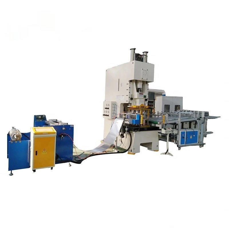 Quality Assurance High Efficiency Aluminum Foil Food Container Making Machine Foil Container Stamping Machinery