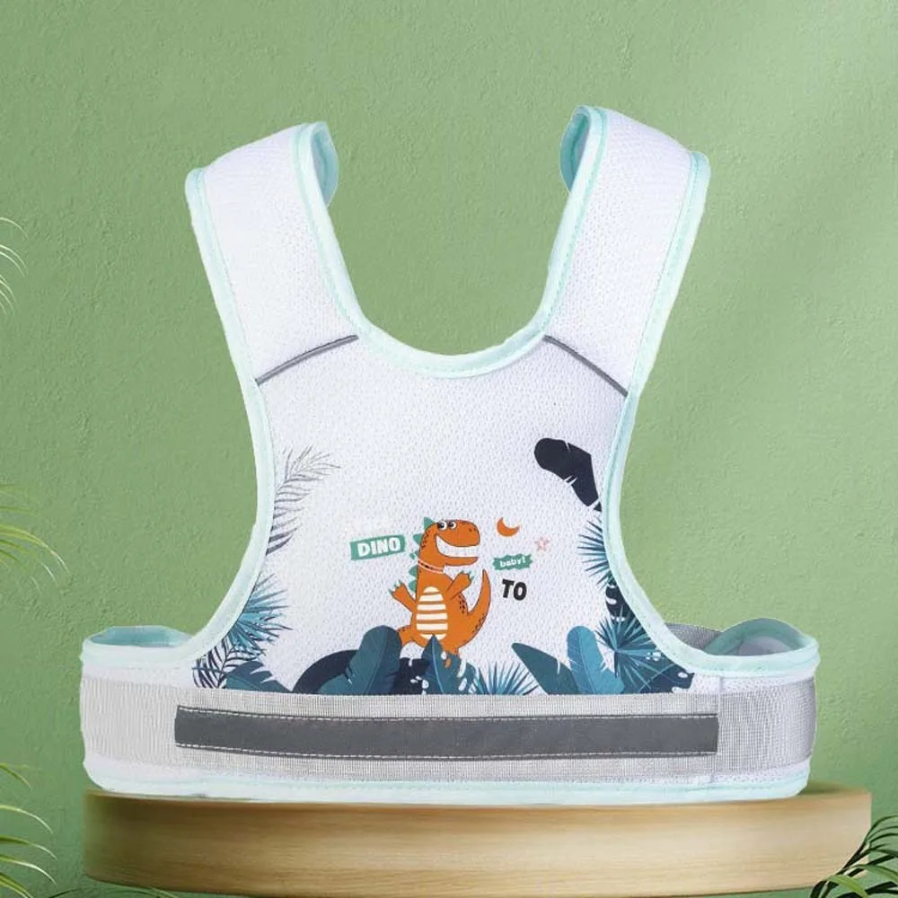 Composite Sponge Motorcycle Seat Vest Strap Oxford Cloth Sturdy Kids Safety Seat Harness Polyester Comfortable Chest Safe Belt