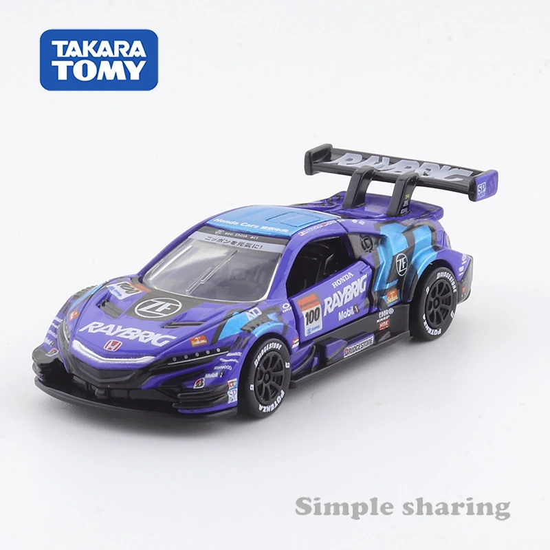 Takara Tomy Tomica Premium Racing Raybrig NSX-GT No.99 Car Alloy Motor Vehicle Diecast Metal Model Kids Xmas Gift Toys for Boys