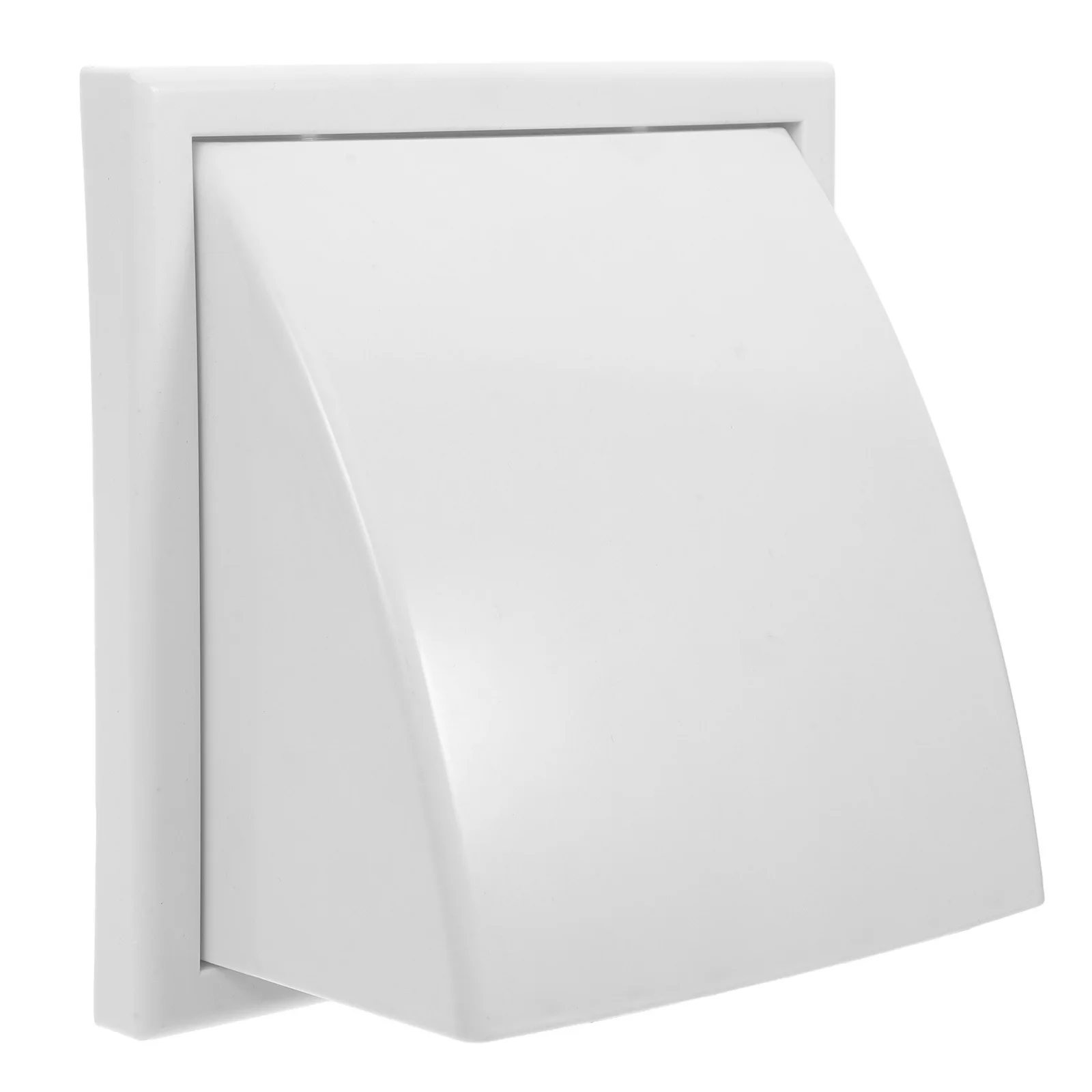 Plastic Wall Vent Cover Exhaust Vent Hood Slanted Deflector for Bathroom Kitchen Outdoor Air Duct Cover Grille Screen