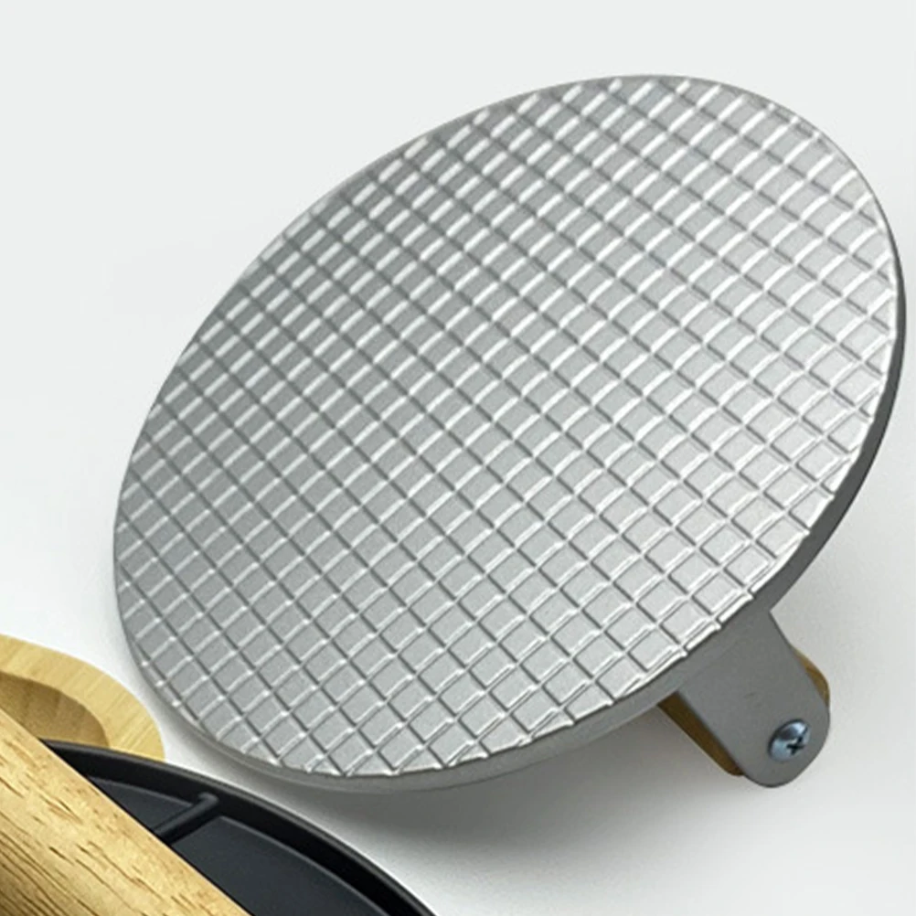 

Burger Patty Press Aluminum Alloy Heavy Duty Wood Handle Easy to Clean Non Stick Kitchen Burger Patty Maker Mold