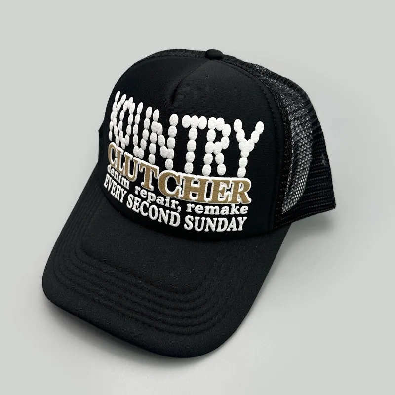 

25AW High Street KAPITAL камуфляжная шляпа с буквенным принтом для мужчин и женщин дышащие лоскутные бейсболки