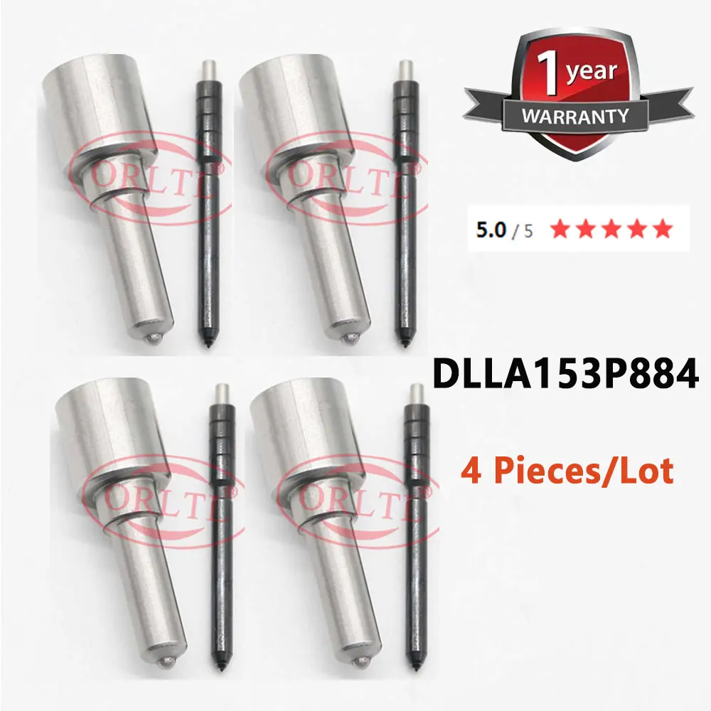 DLLA153P884 Common Rail Injector Nozzle DLLA 153 P 884 Diesel Sprayer 093400-8840 For CITROEN 1378432 6C1Q-9K546-AC 1980J7