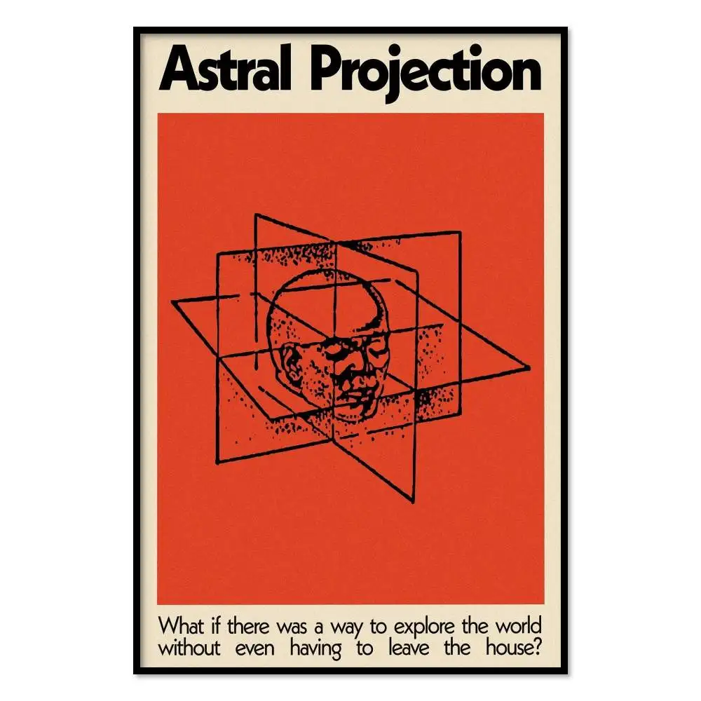 Astral Projection Poster Paper Print Home Living Room Bedroom Entrance Bar Cafe Art Painting Decoration