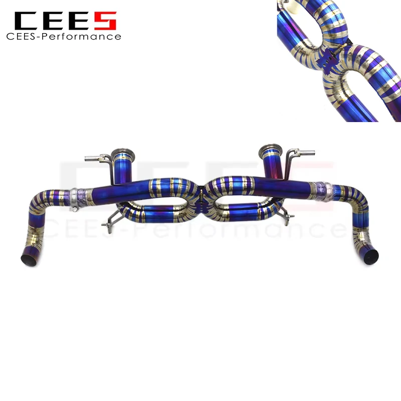 CEES Upgrade Exhaust System for Audi R8 V8 4.2 2007+ Catback Straight Pipes Modified Sound Exhaust