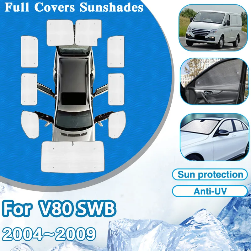 

For LDV Maxus V80 SWB 2004~2009 2005 2006 Full Car Privacy Sunshade Front Parasol Window Sun Protect Visor Coverage Accessories