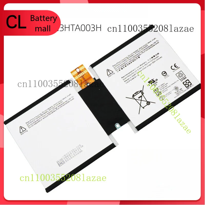

Genuine G3HTA003H G3HTA004H G3HTA007H Battery for Microsoft Surface 3 1645 1657